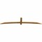 Ekena Millwork Bellingham Rough Sawn Timber Gable Bracket, Western Red Cedar, 108"W x 22"H x 2"D x 4"F, 5/12 Pitch GBW108X22X0204BEL00RWR - alternate 5